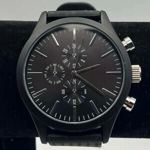 Black Accutime Men’s Watch